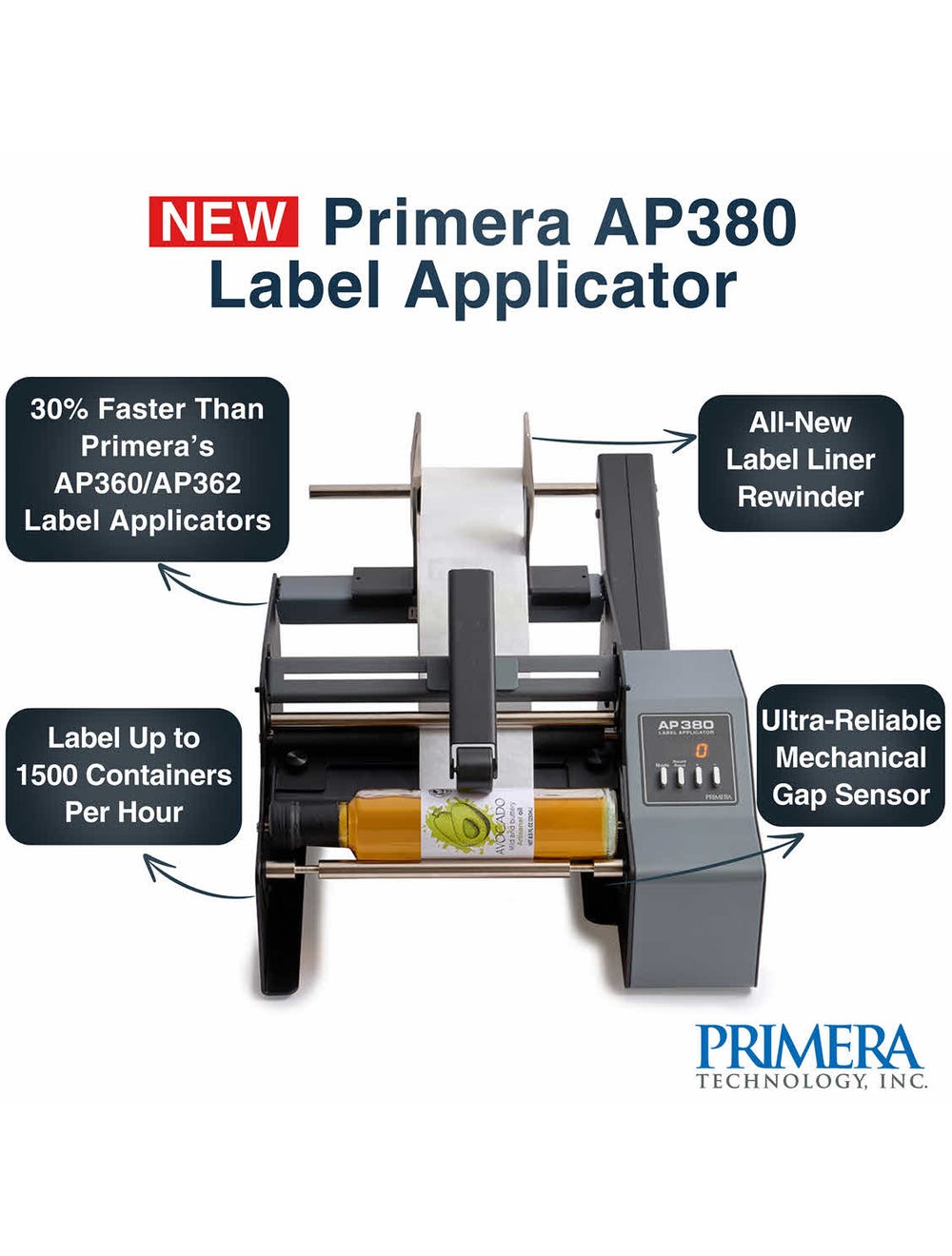 AP380e מכונה להדבקה דו צדדית של תוויות